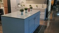 Прямая кухня модерн Deco Romb эмаль глянец (фото 20)