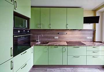 Угловая кухня модерн пластик/ЛДСП РК181203