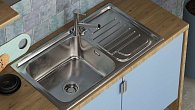 Мойка Omoikiri Haruna 86-IN нержавеющая сталь/нержавеющая сталь (фото 4)