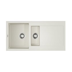 Omoikiri Sakaime 100-2-WH Tetogranit/белый1