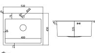 Мойка EMAR EMB-115 PVD Nano Dark (фото 2)