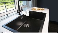 Мойка Omoikiri Yamakawa 75-U/I-GB Artceramic/графит (фото 3)