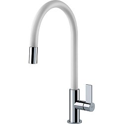  FRANKE Ambient Evo, выдвижной шланг, хром/белый1