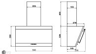 Вытяжка Elikor Титан 60П-430-К3Д нерж/черный (фото 2)
