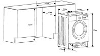 Стиральная машина MAUNFELD MBWM148S встраиваемая c инвертором (фото 11)
