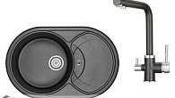 Мойка Granula GR-7801 оборачиваемая ЧЁРНЫЙ (фото 3)