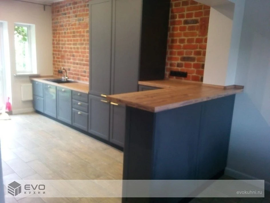 Угловая кухня с порталом Panfasad пленка/МДФ ИТ190408 (фото 2)