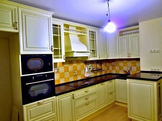 П-образная кухня классика Массив ясеня Т515К/110 РД170931