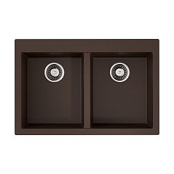 Omoikiri Bosen 80-2-DC Tetogranit/темный шоколад1