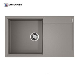 Omoikiri Daisen 86-GR Artgranit/leningrad grey 1