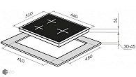 Варочная панель MAUNFELD EGHS.43.33CS/G (фото 3)