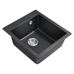 MILACIO Murcia 46 Cuarzo (MC.77031) чёрный матовый1