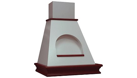 Viaona Cappe Пента 60 с окном inca 550 серо-золотой1