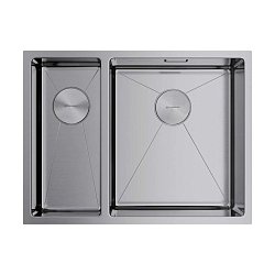 Omoikiri Taki 58-2-U/IF-IN-R нержавеющая сталь/нержавеющая сталь1