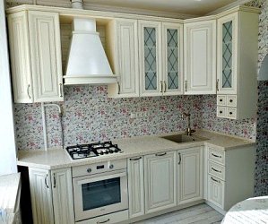 Угловая кухняя классика Массив ясеня Т515/110 РЯ1803071