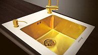 Смеситель Seaman Eco Venice SSN-0912P Gold Satin (PVD) (фото 6)