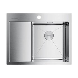 Omoikiri Akisame 65-IN-R нержавеющая сталь/нержавеющая сталь1