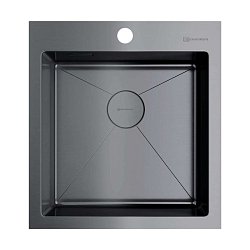 Omoikiri Akisame 46-GM нержавеющая сталь/вороненая сталь 1