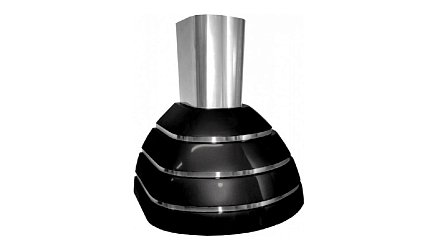 Viaona Cappe Брио 60 inca 900 чёрный глянец1