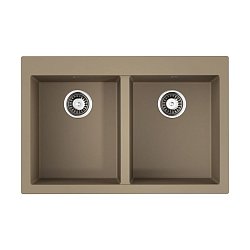 Omoikiri Bosen 80-2-CH Tetogranit/шампань1