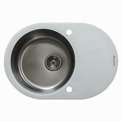 Seaman Eco Glass SMG-730W Gun (PVD), два отверстия (Ø35мм), комплектация с вентиль-автоматом1