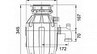 Измельчитель пищевых отходов Franke TE-50 (фото 3)