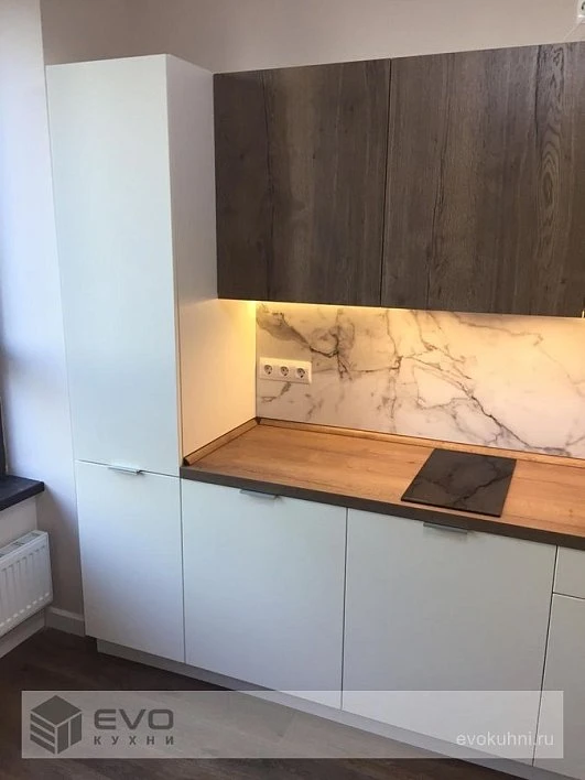 Кухня Egger дуб Галифакс табак / МДФ ПВХ Айвори Софт Тач ЛМ200501 (фото 5)