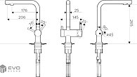 Смеситель OMOIKIRI Nagano-PVD-DB (фото 4)