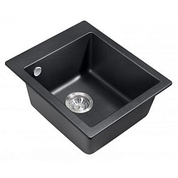 MILACIO Murcia 42 Cuarzo (MC.77041) чёрный матовый1