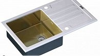 Мойка ZorG GL-7851-WHITE-BRONZE (фото 1)