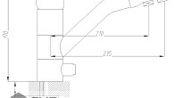 Смеситель Harte L7515 (6 цветов) (фото 6)