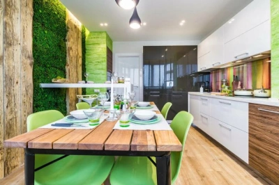 Кухня в эко-стиле